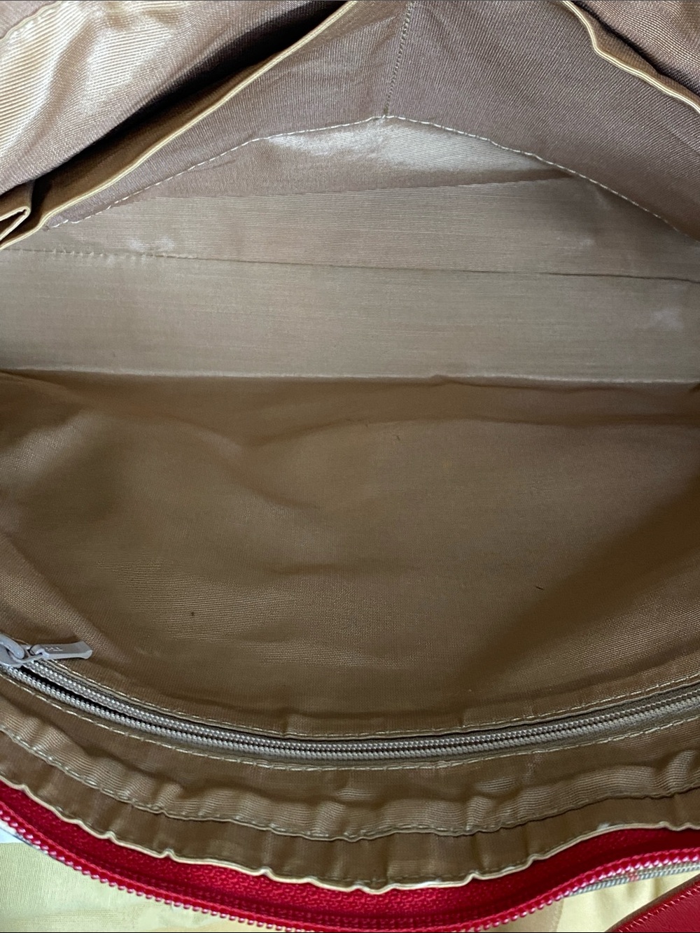 Burberry Nova Check Tote with Red Trim and Handles - Picture 9 of 16
